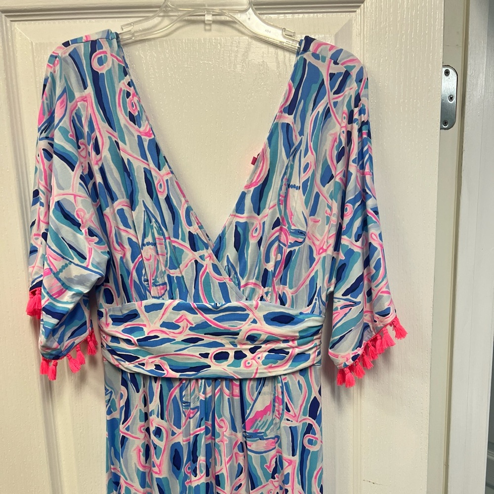 Lily Pulitzer long maxi dress. Perfect condition. Size medium